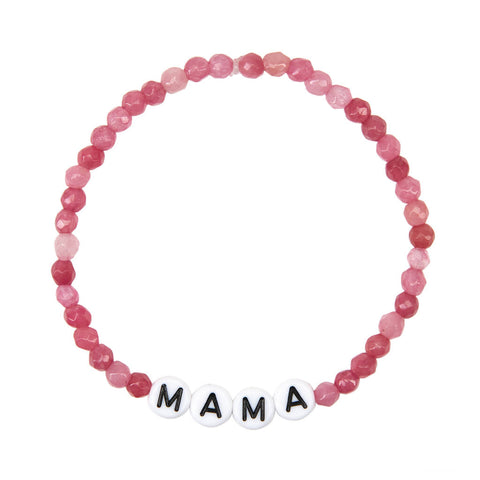 Peachy & Wild - MAMA Bracelet - Pink Chalcedony