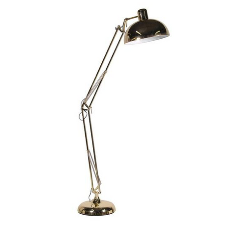 Gold Angle Floor Lamp