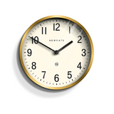 Newgate Master Edwards Brass Wall Clock