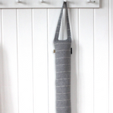 Wild Stripe Draught Excluder - Washed Stone