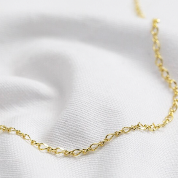 Gold Infinity Chain Necklace