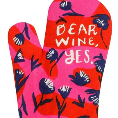 Dear Wine, Yes Oven Mitt