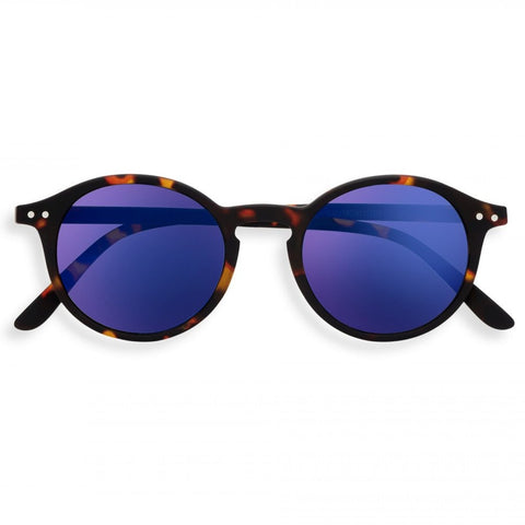 Izipizi Sunglasses - Tortoise Blue Mirror Lens, #D