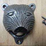 Bear Head Bottle Opener