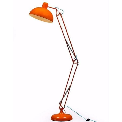 Orange Floor Angle Lamp